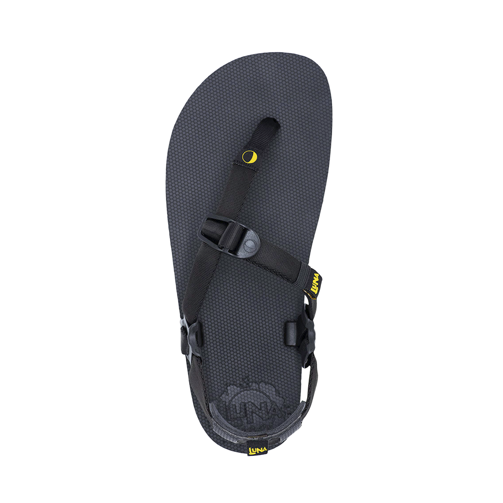 Luna Mono 2.0 Winged Edition Black Sandals