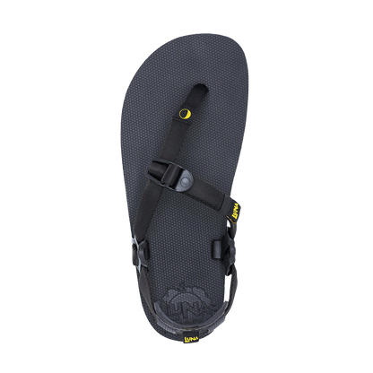 Luna Oso Flaco Winged Edition Black Sandals
